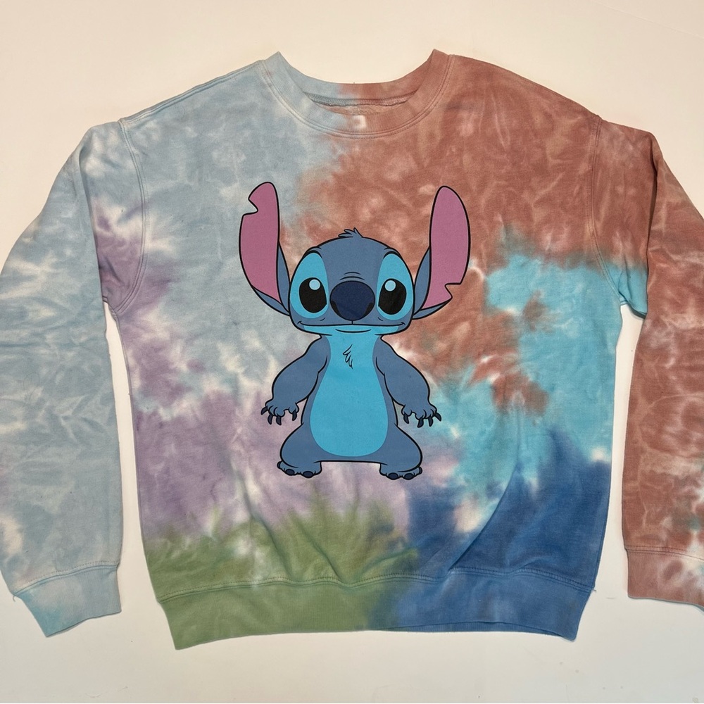 Disney Stitch Tie-Dye Sweatshirt